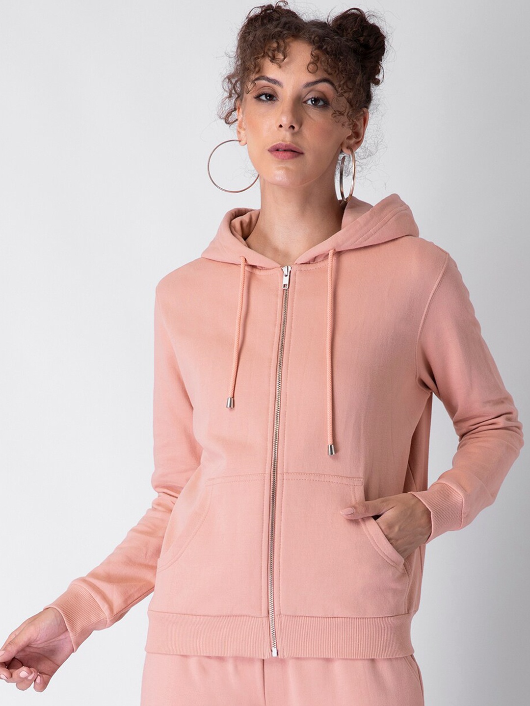

FabAlley Women Rose Hooded Sweatshirt