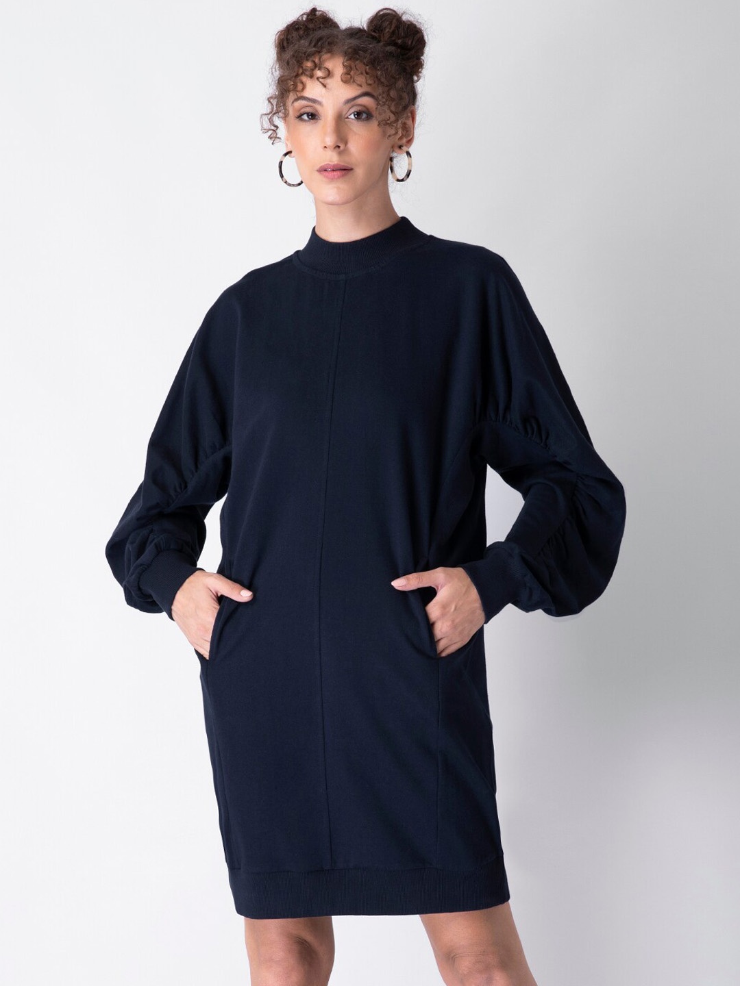 

FabAlley Blue Sweater Dress