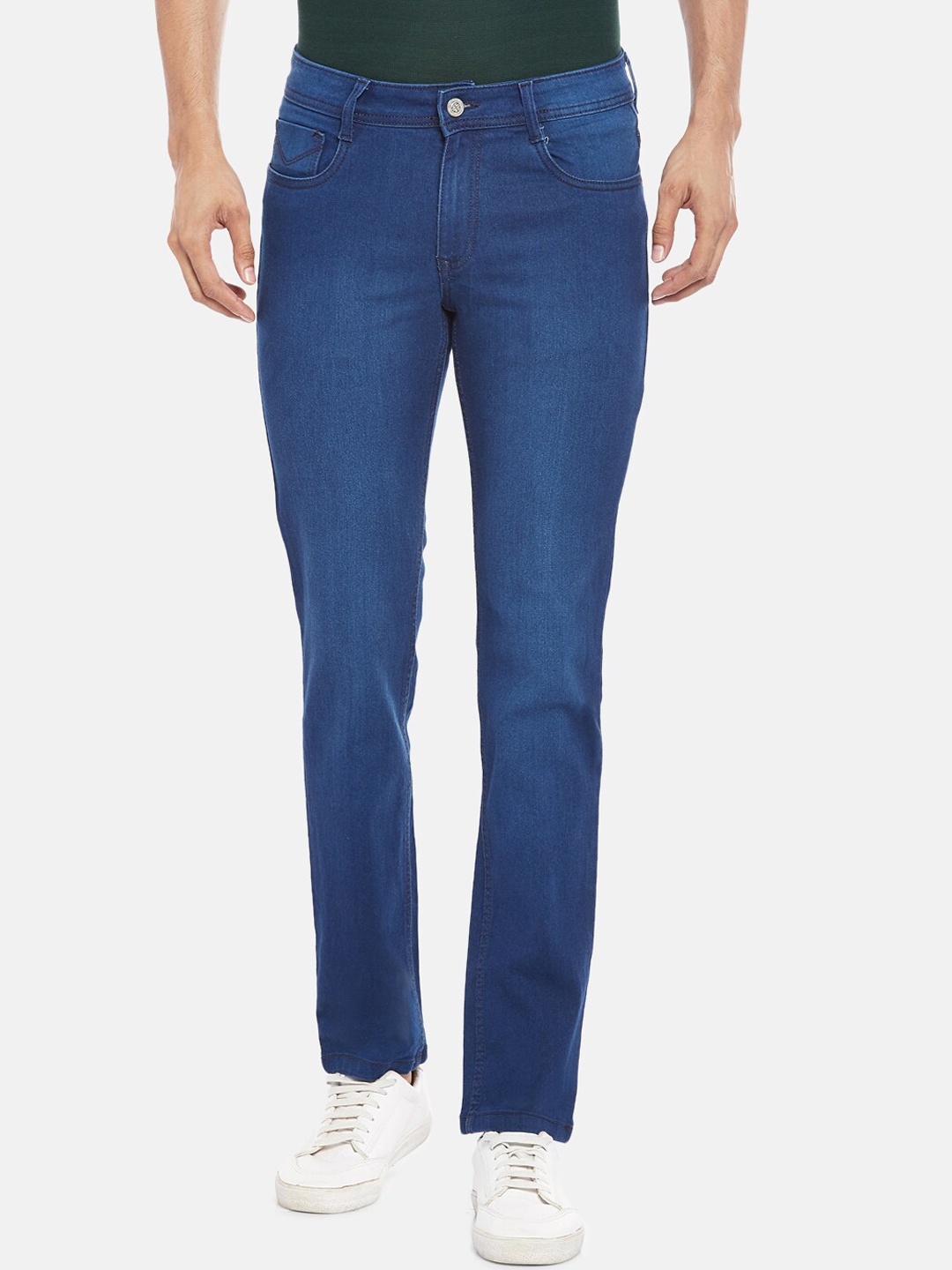 

BYFORD by Pantaloons Men Blue Tapered Fit Low-Rise Jeans