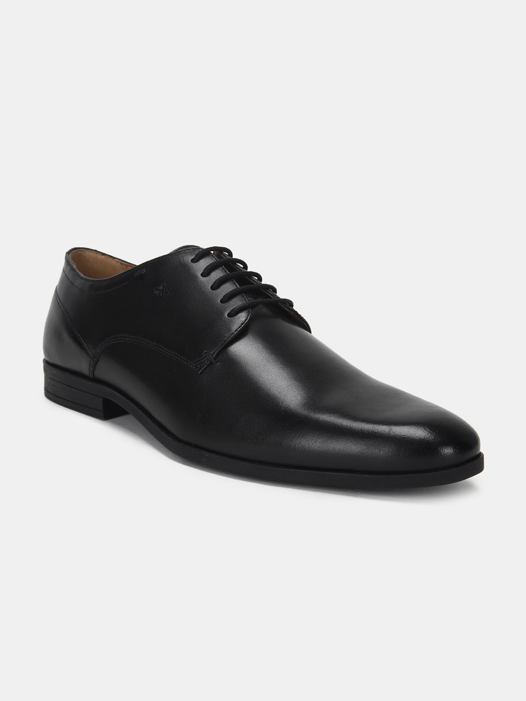 

Arrow Men Black Solid Formal Derbys