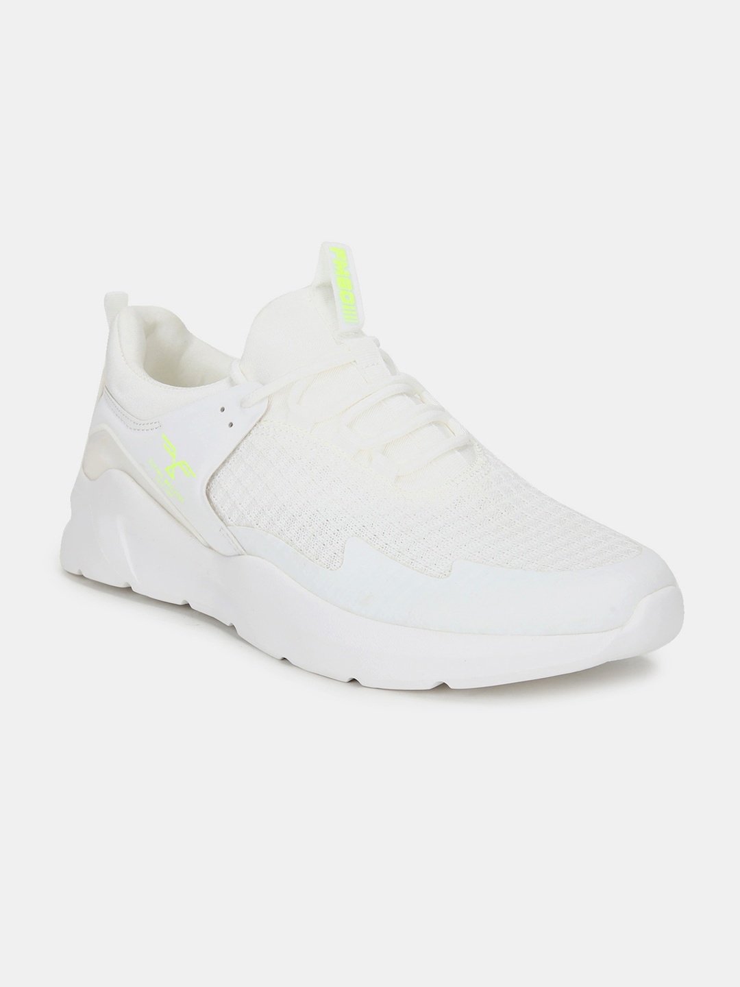 

Flying Machine Men White Woven Design Sneakers