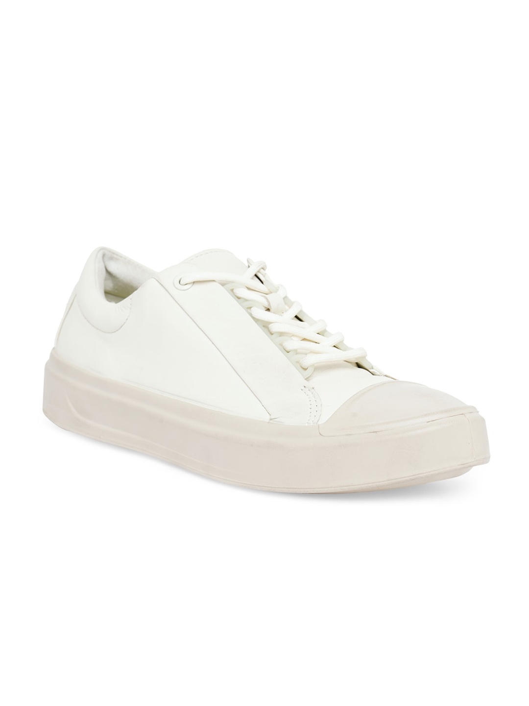 

ECCO Women White & Beige Colourblocked Flexure T-Cap Leather Sneaker Upgrades