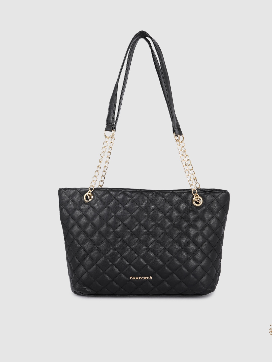 

Fastrack Black Quilted Shoulder Bag