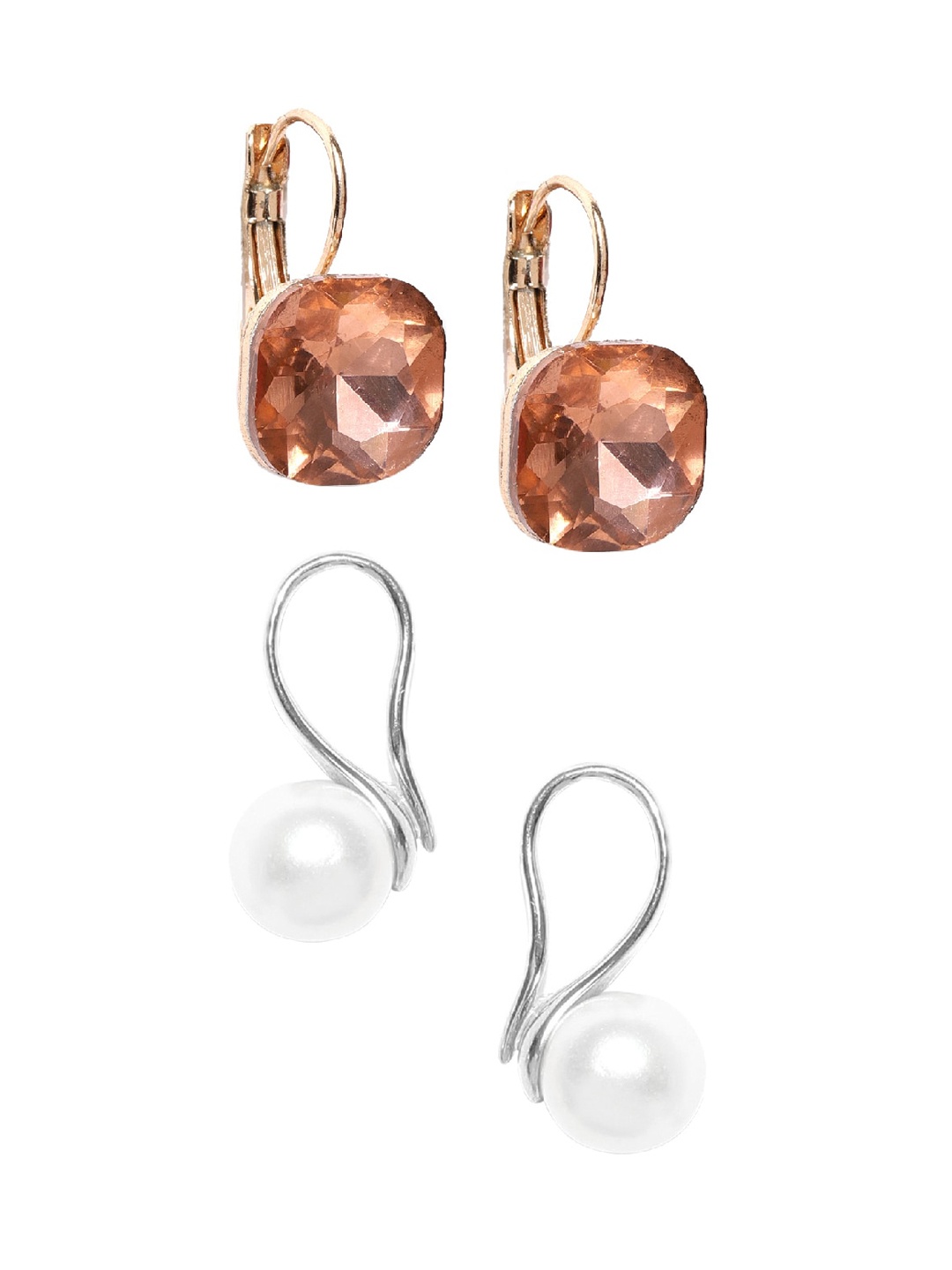 

OOMPH Set Of 2 Earrings, Gold