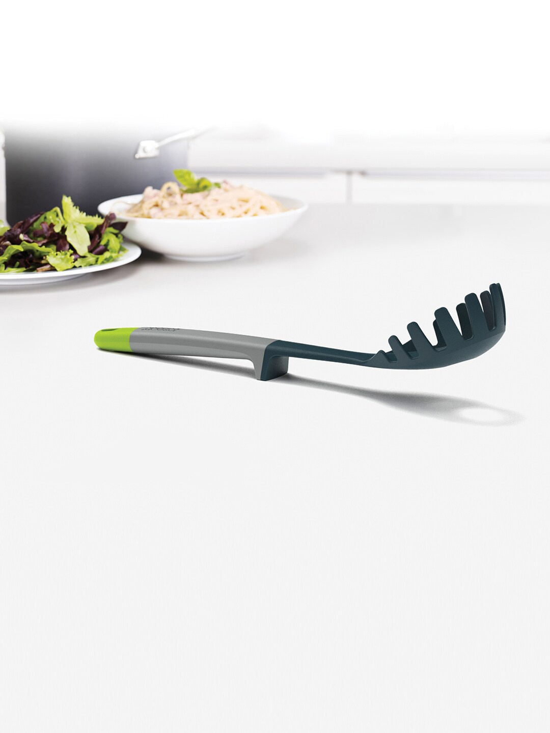 

Joseph Joseph Grey Spaghetti Server With Integrated Tool Rest