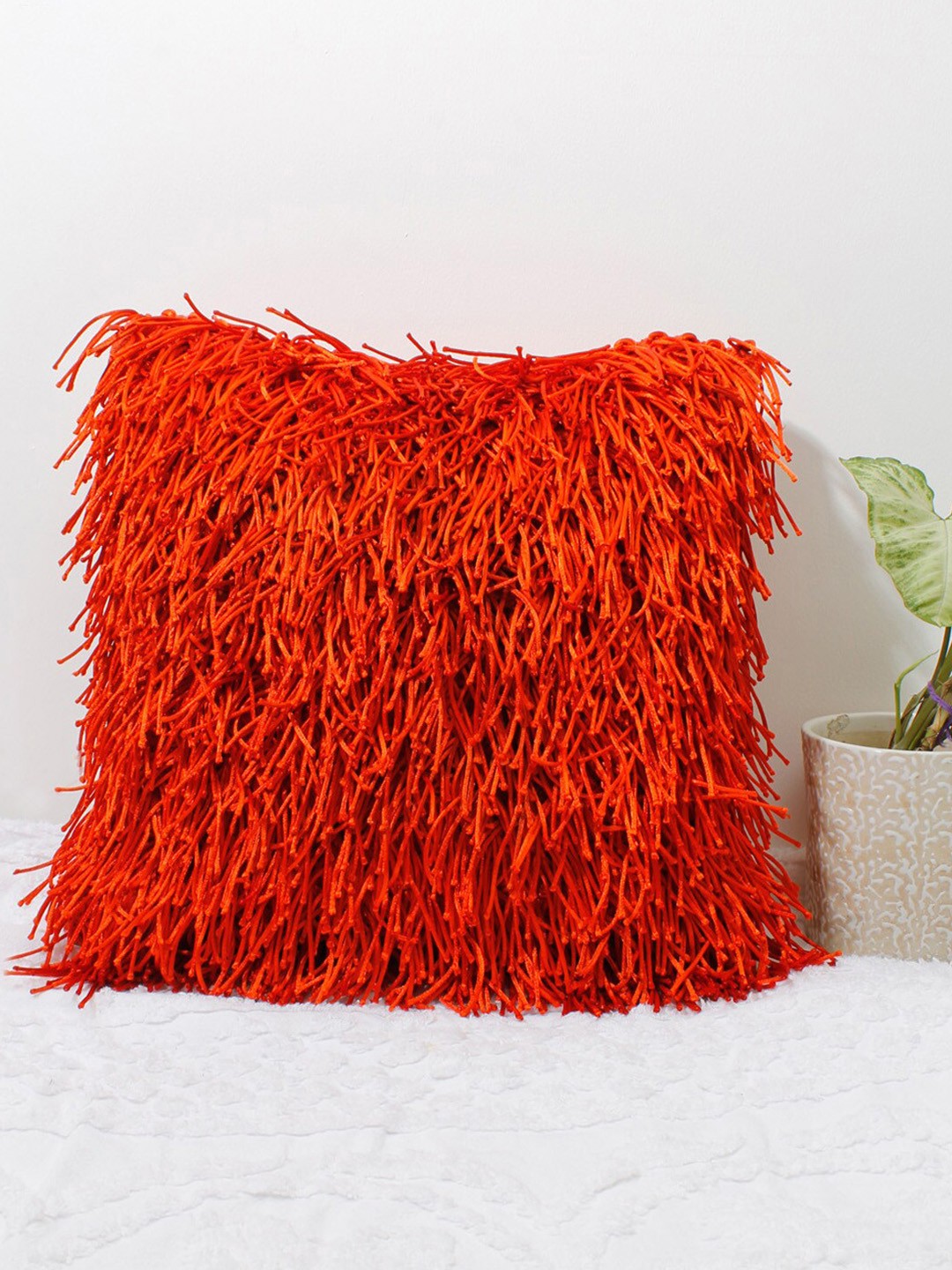 

AVI Living Orange Square Cushion Covers