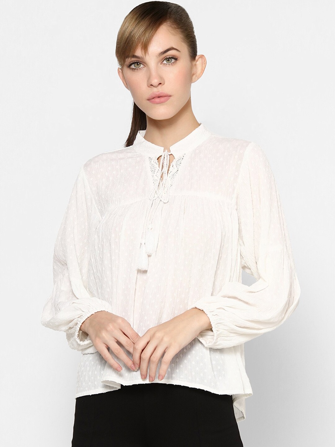 

ONLY White Shirt Style Top