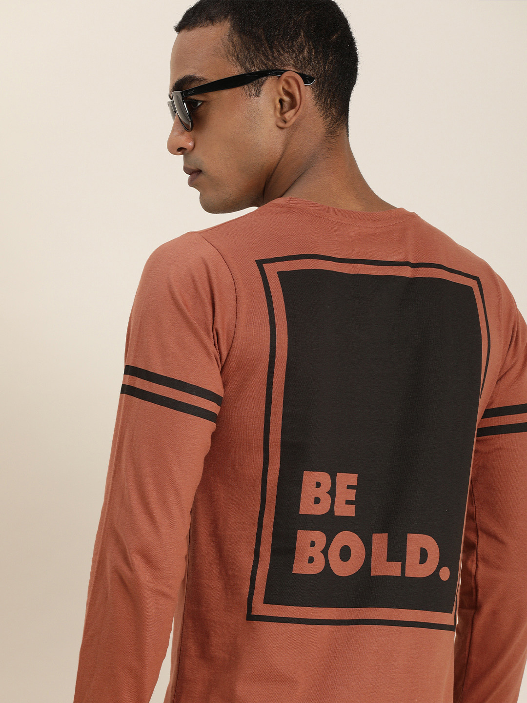 

Difference of Opinion Men Brown Typography Printed T-shirt