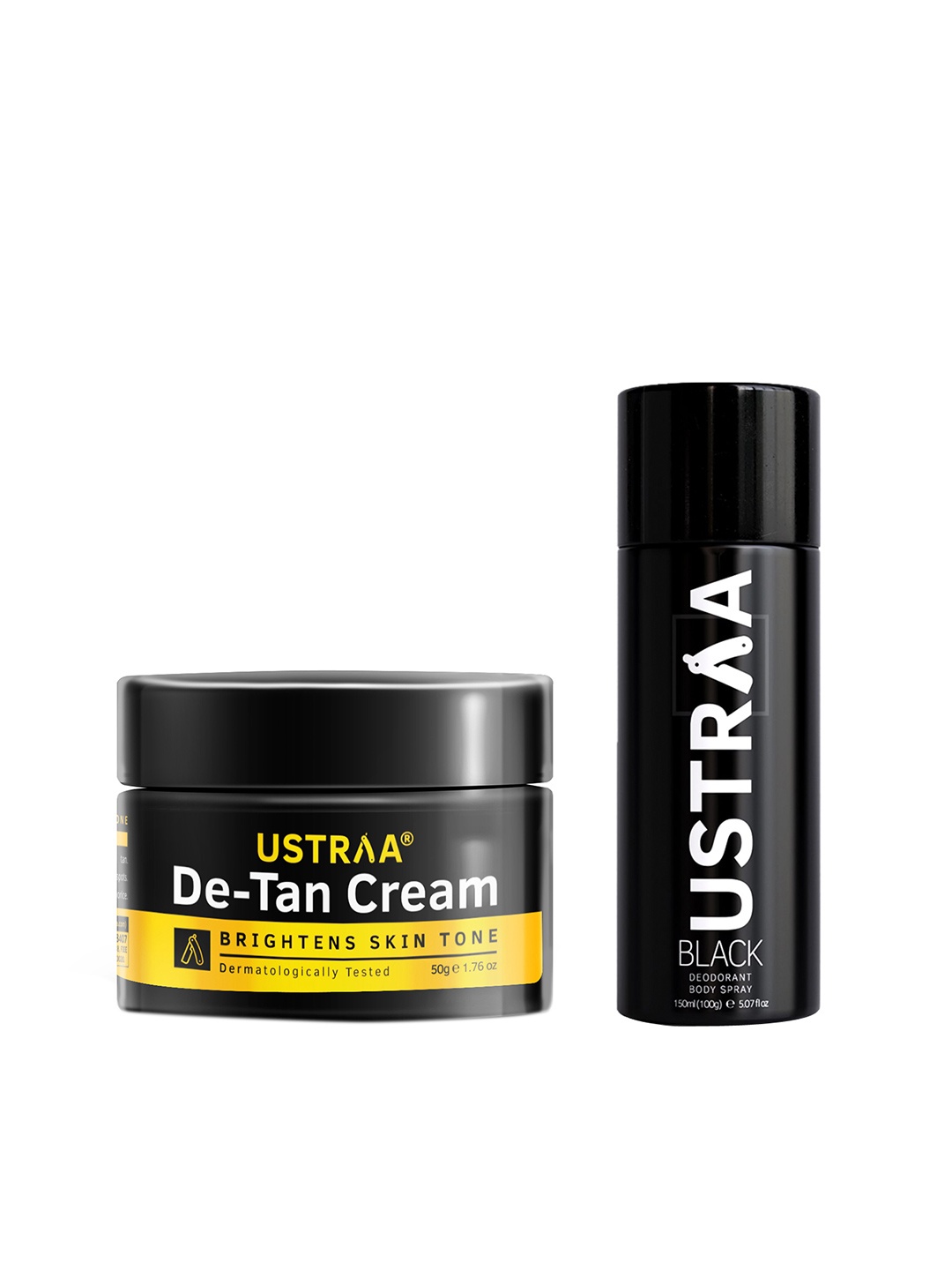 

Ustraa Black Deodorant With De-Tan Face Cream