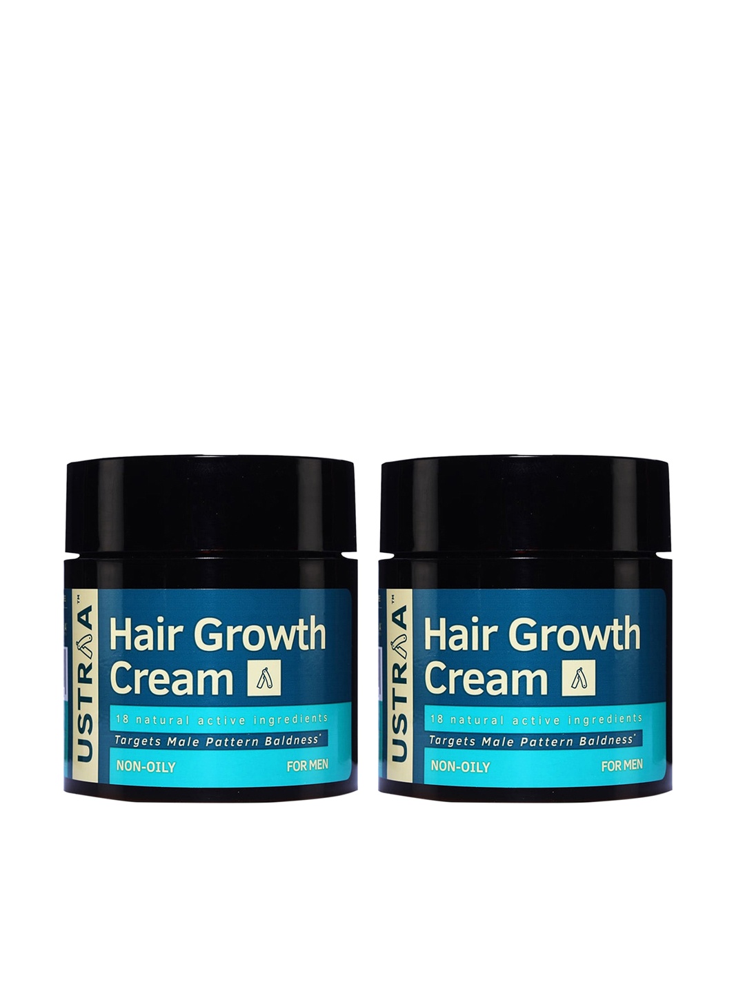 

Ustraa Men Beige Pack Of 2 Hair Growth Cream 18 Natural Active Ingredients - 100 g Each