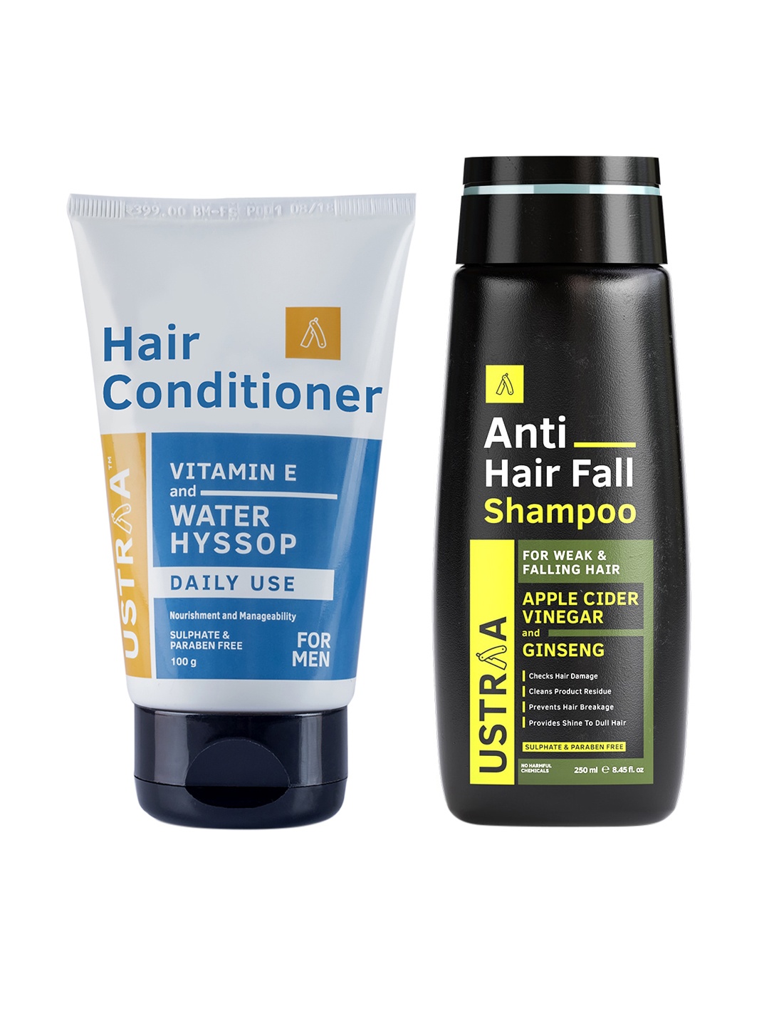 

Ustraa Men Shampoo & Hair Cream, Black