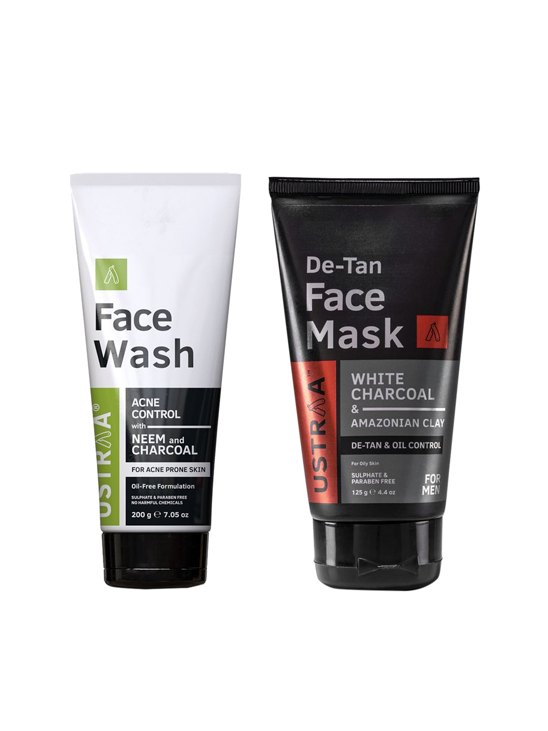 

Ustraa Men Pack of 2 De-Tan Face Wash, Green