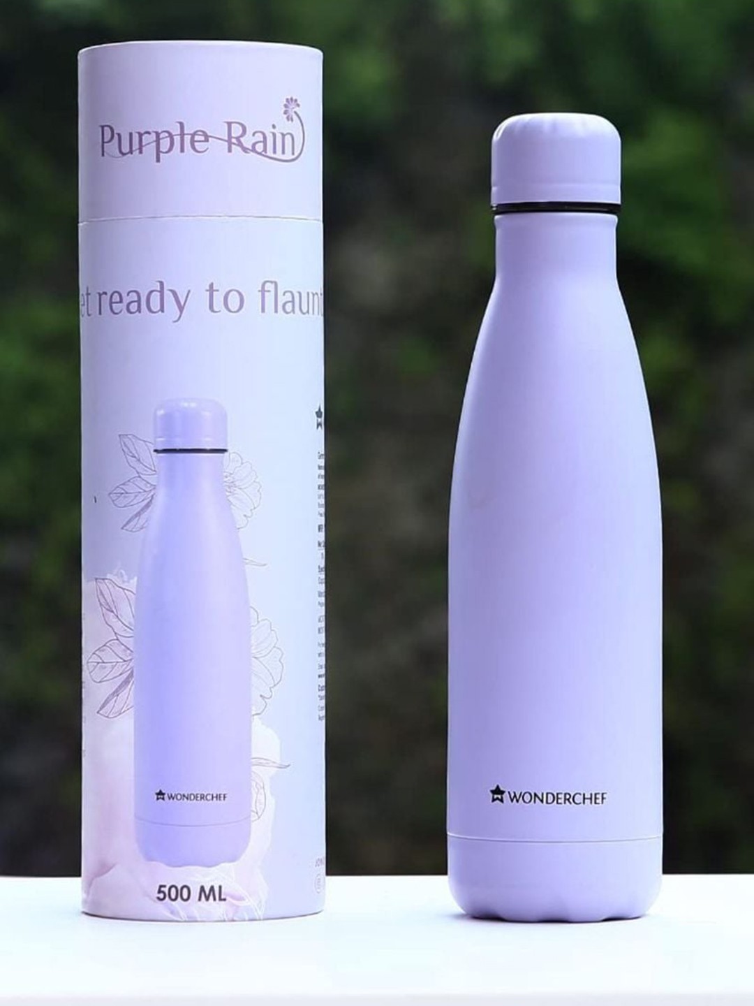 

Wonderchef Purple Rain Solid Rain Cola Bottle 500 Ml