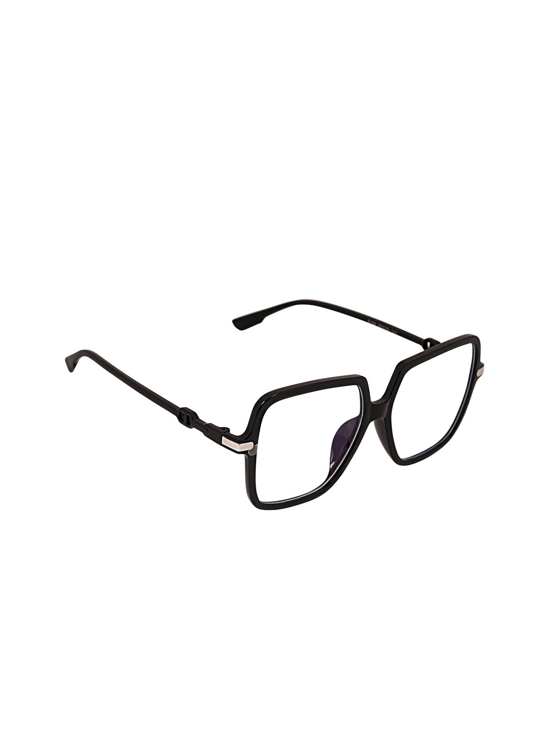 

Peter Jones Eyewear Women Black Full Rim Light Blocking Square Frames