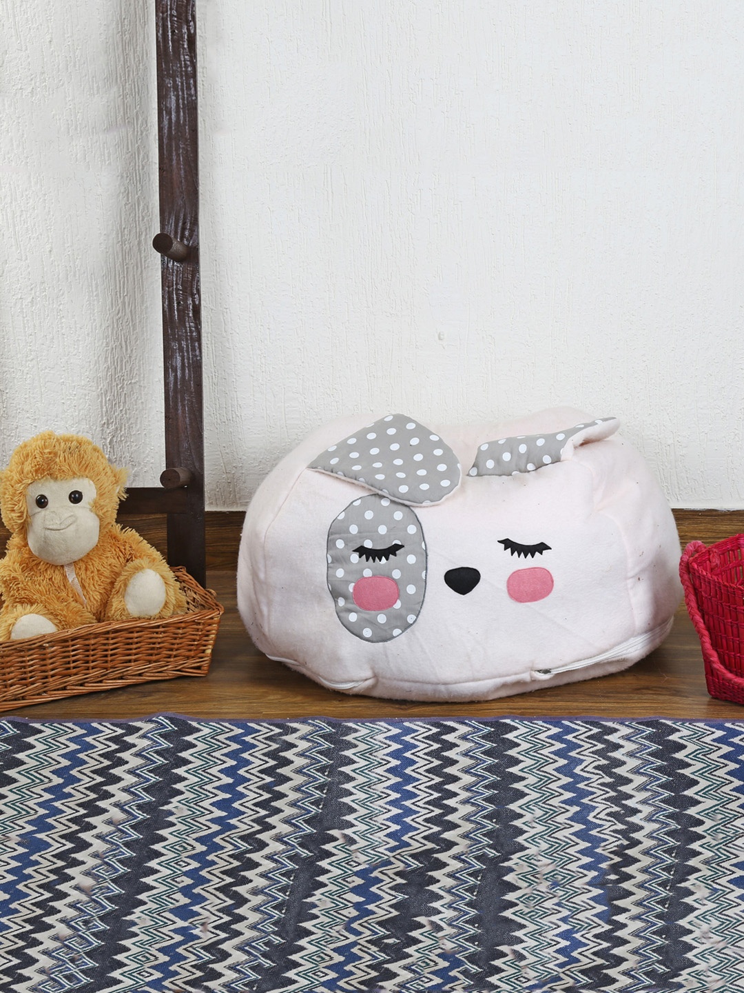 

My Gift Booth White Fleece Kitty Bean Bags Cover