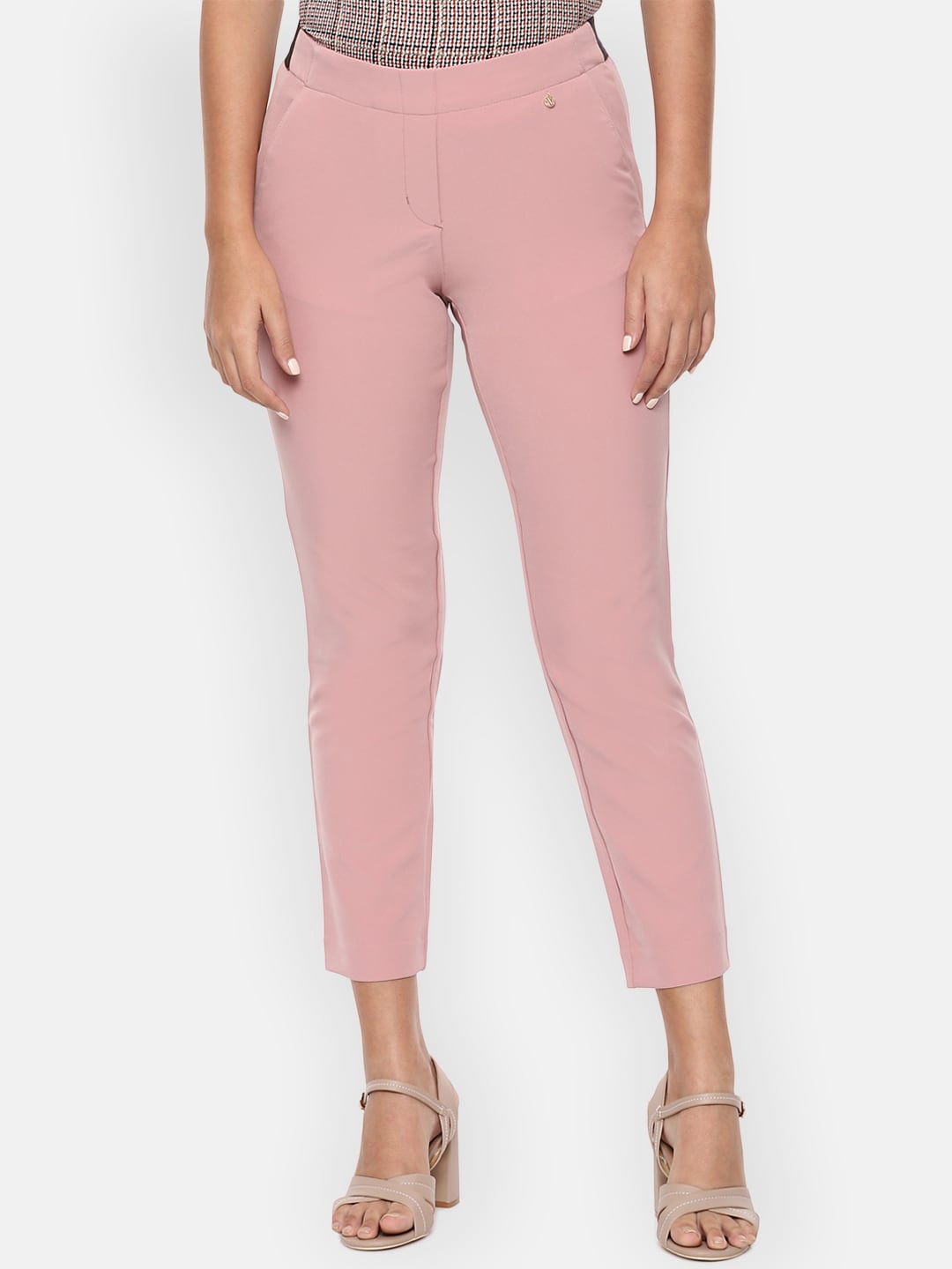 

Van Heusen Woman Women Pink Slim Fit Trousers