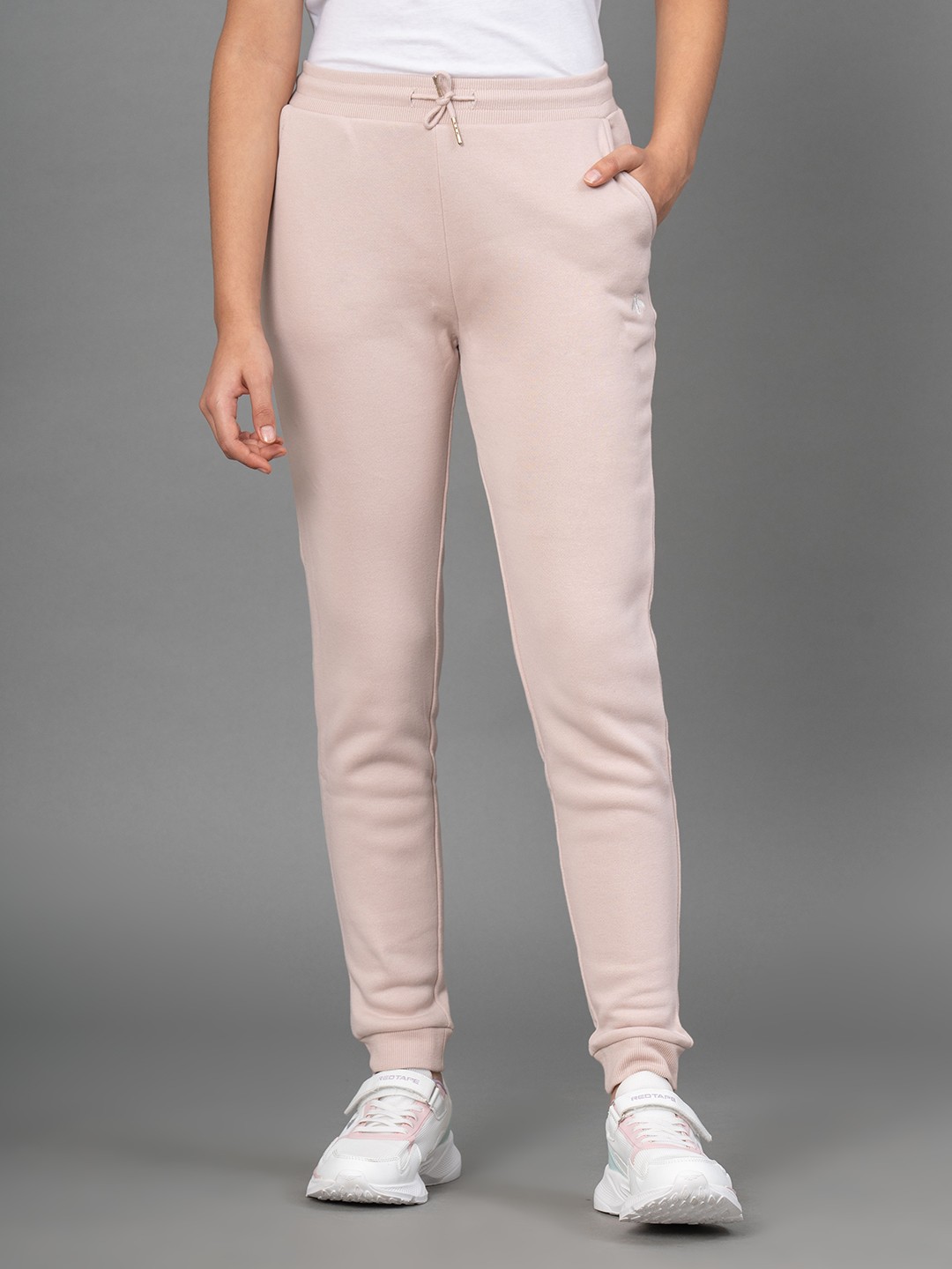 

Mode by Red Tape Girls Pink Cotton Joggers
