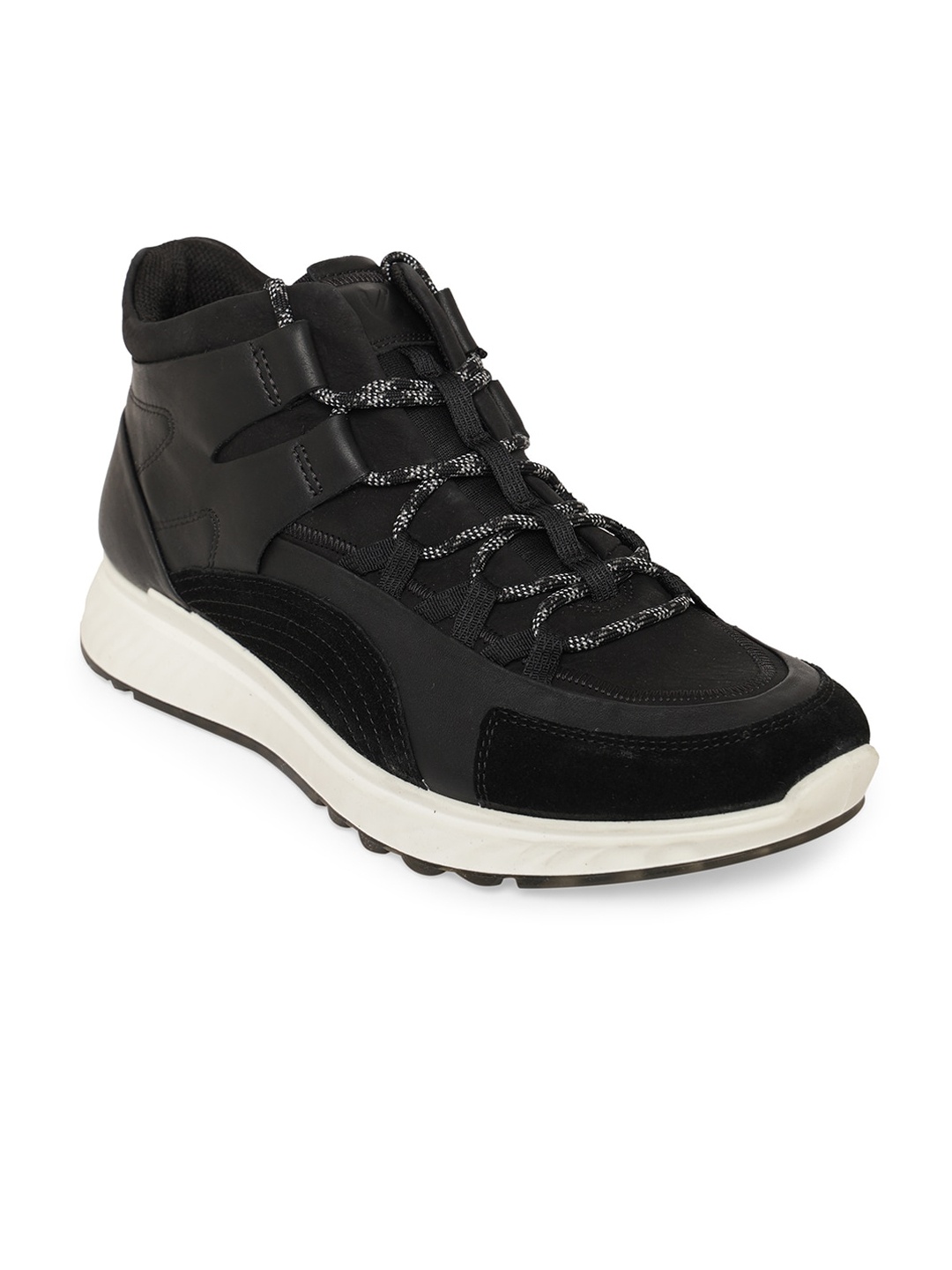 

ECCO ST.1 Men Black Patent Leather Sneakers