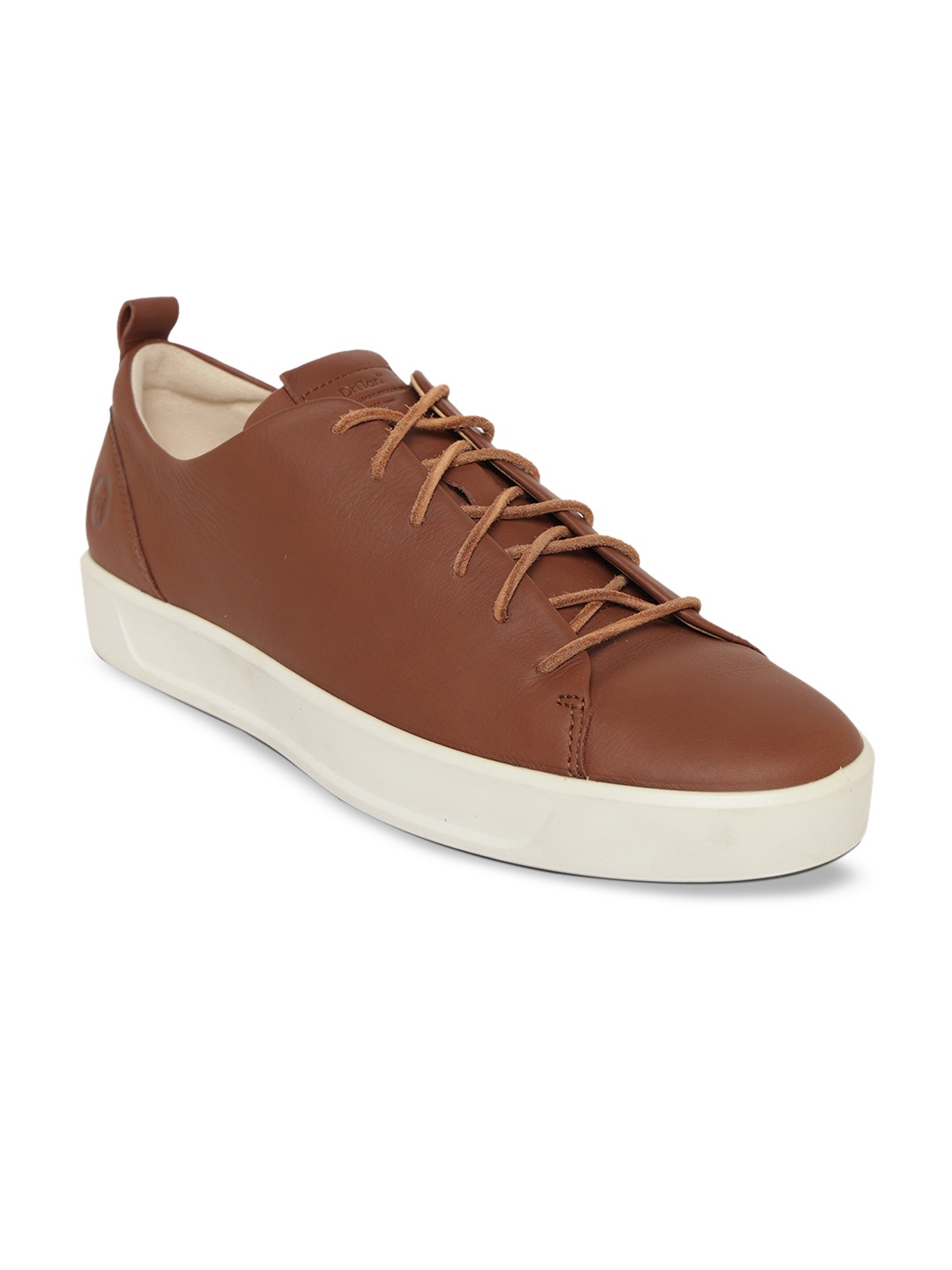 

ECCO Soft 8 Men Brown Patent Leather Sneakers