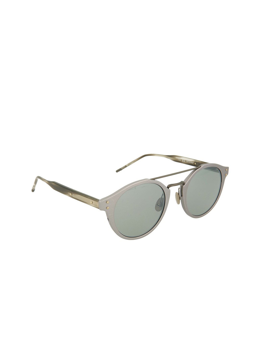 

Bottega Veneta Women Grey Lens & Silver Round Sunglasses BV0078SA-30000739003