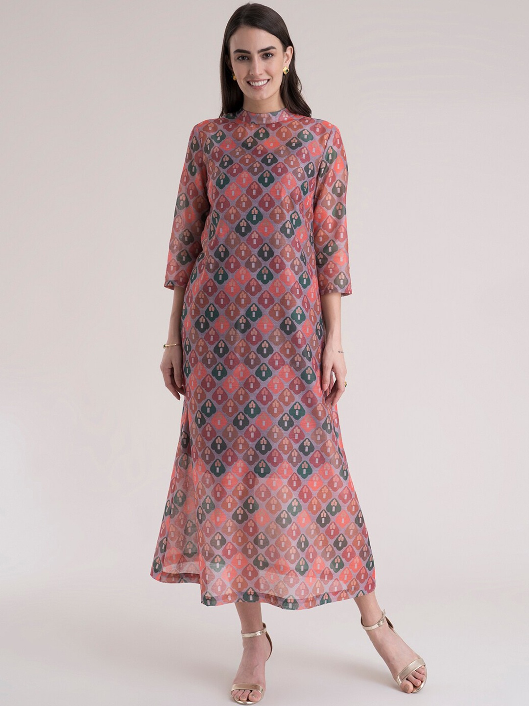 

FableStreet Multicoloured Floral Formal Maxi Dress, Multi