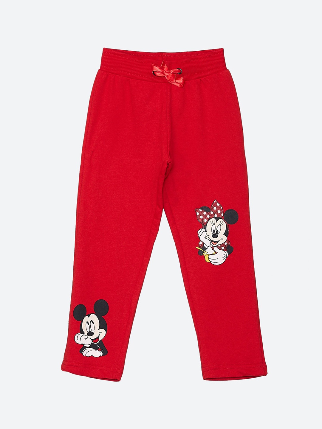 

Kids Ville Girls Mickey & Friends Printed Leggings, Red