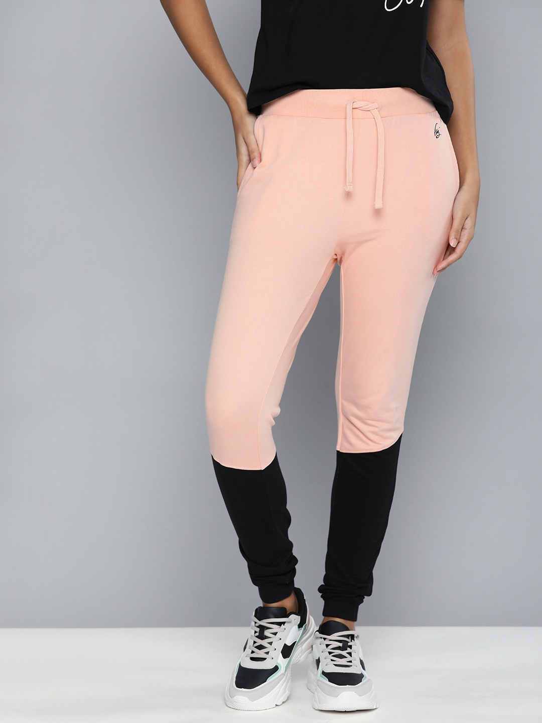 

Flying Machine Women Blue Solid Straight-Fit Pure Cotton Track Pants