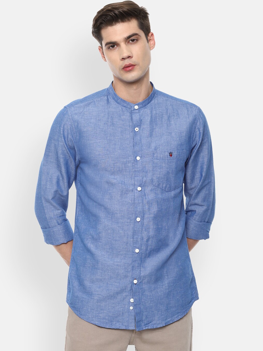 

Louis Philippe Sport Men Blue Slim Fit Opaque Casual Shirt