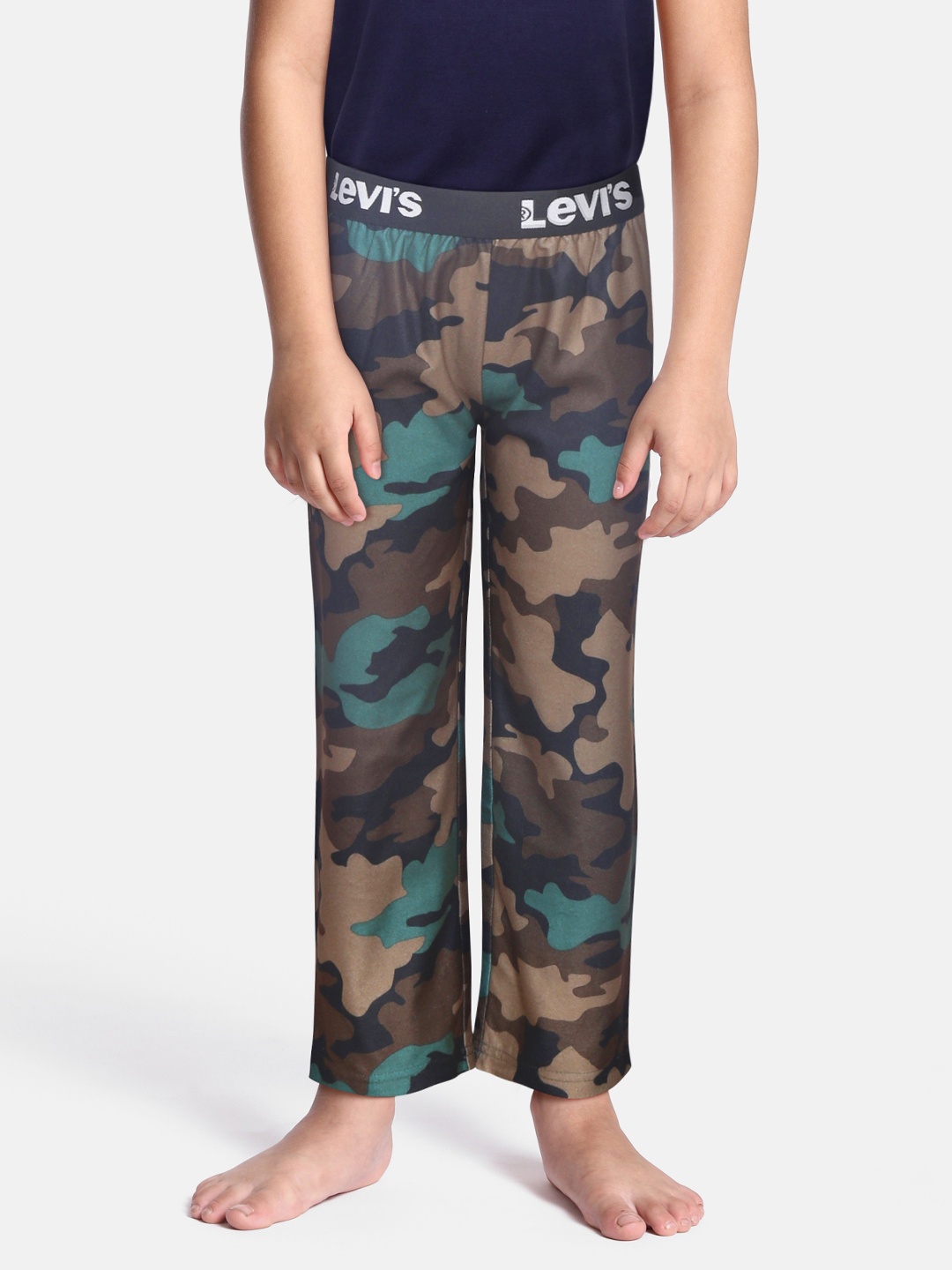 

Levis Boys Brown & Blue Camouflage Printed Relaxed Fit Lounge Pants