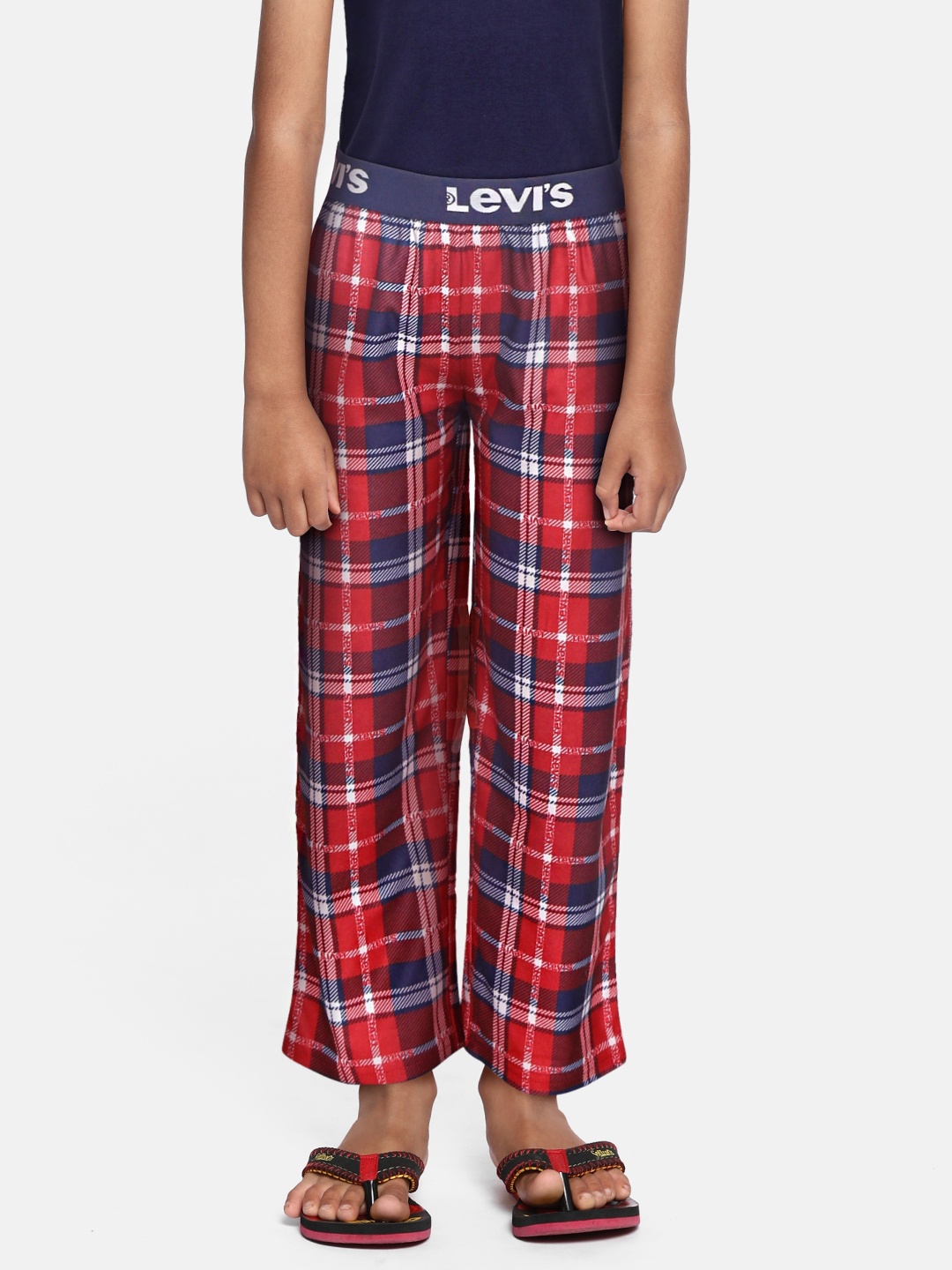 

Levis Boys Red & Blue Checked Relaxed Fit Lounge Pants