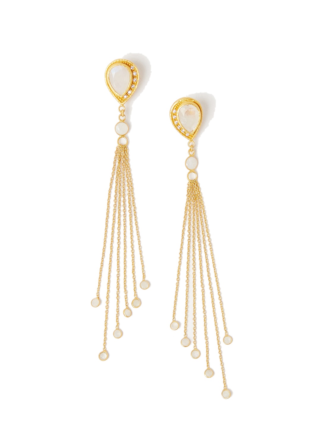 

Fabindia Gold-Toned Contemporary Drop Earrings