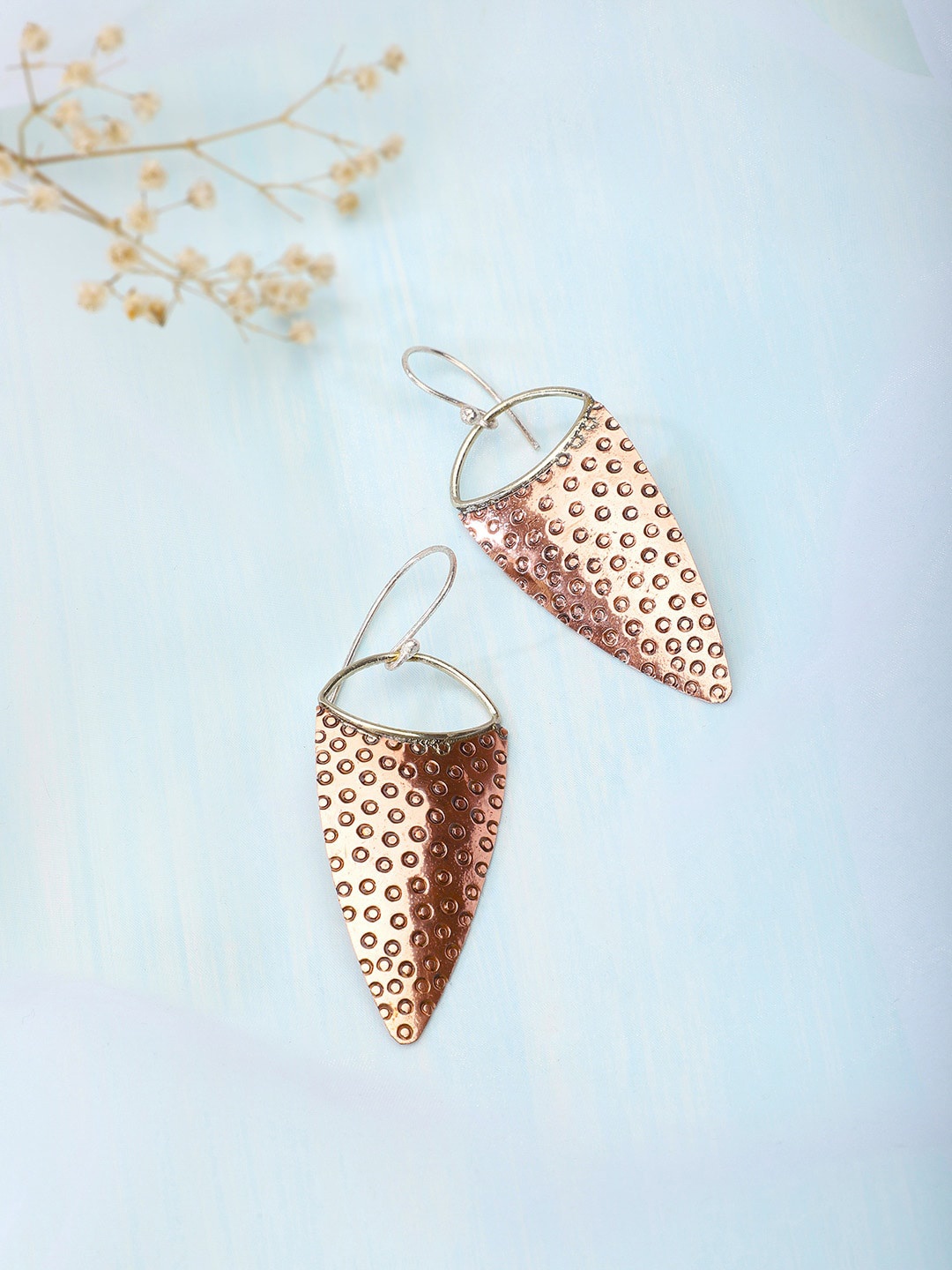 

Fabindia Gold-Toned Contemporary Hoop Earrings