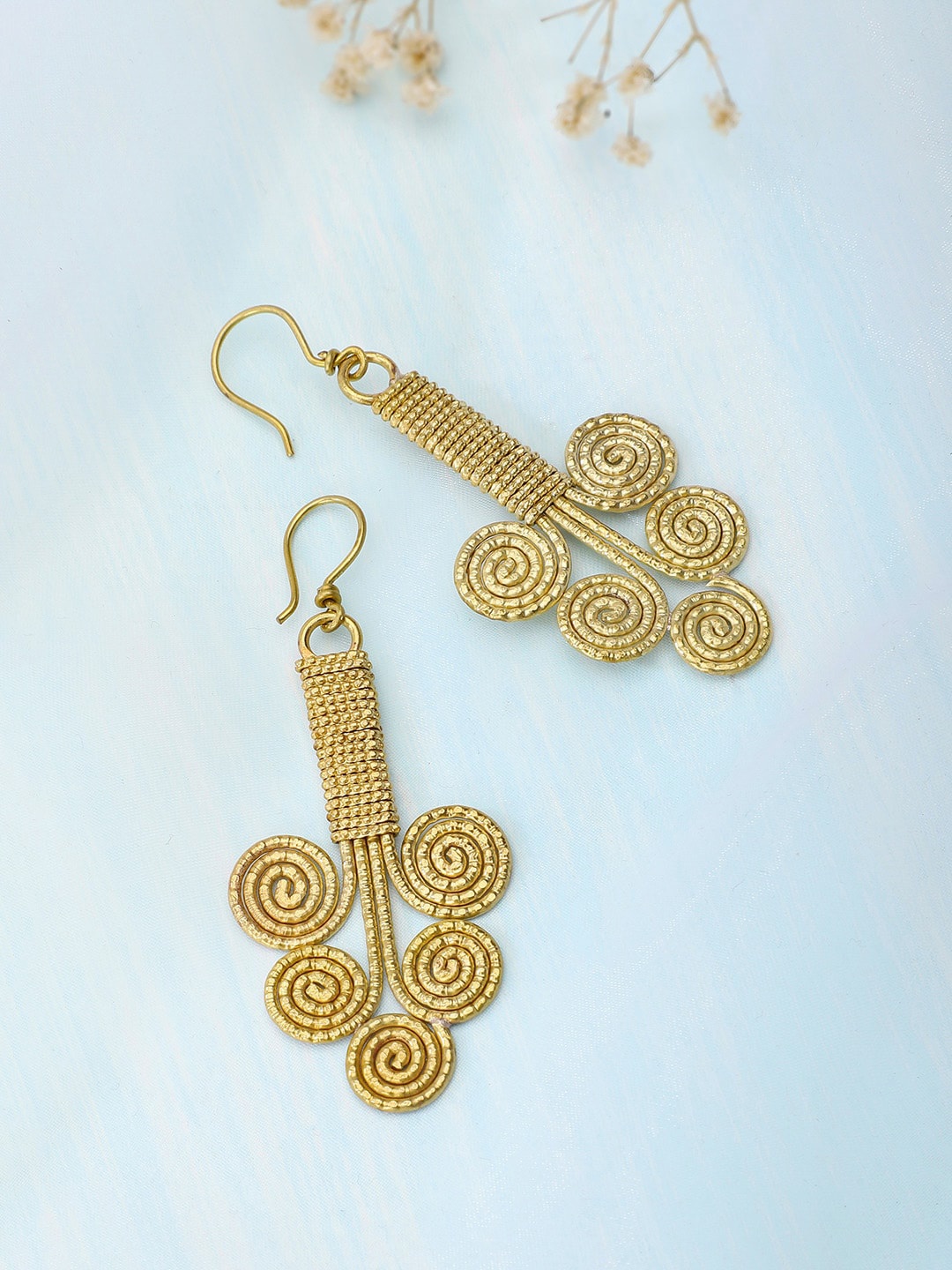 

Fabindia Gold-Toned Quirky Drop Earrings