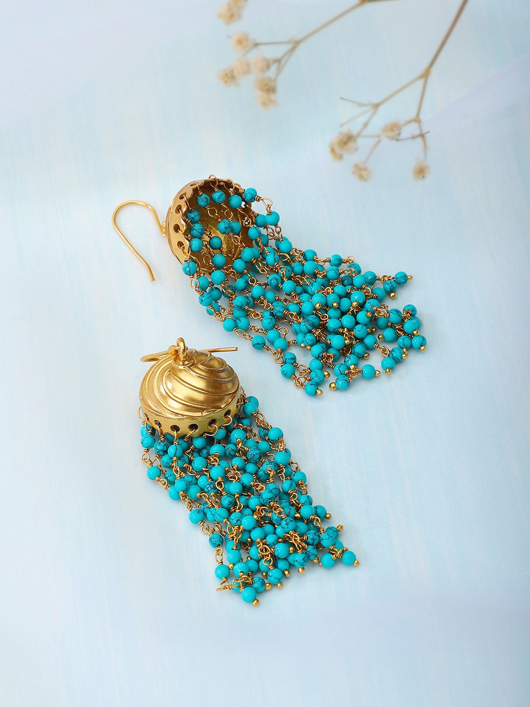 

Fabindia Gold-Toned Contemporary Ear Cuff Earrings