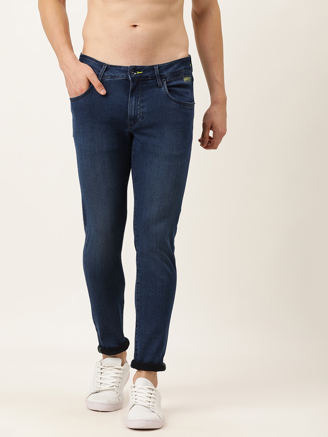 

Flying Machine Men Blue Jackson Skinny Fit Low-Rise Light Fade Stretchable Jeans