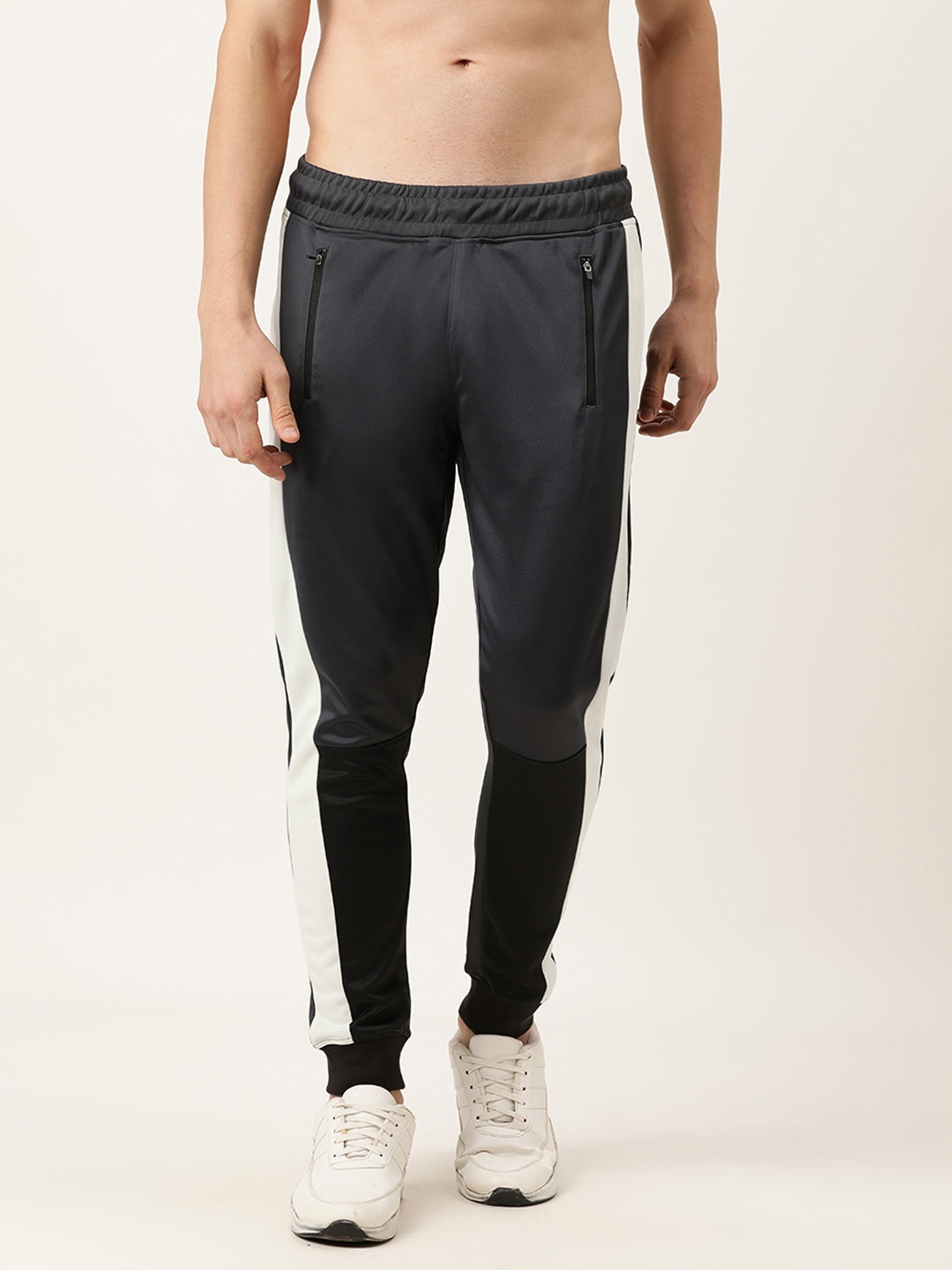 

Flying Machine Men Charcoal Melange Regular Joggers