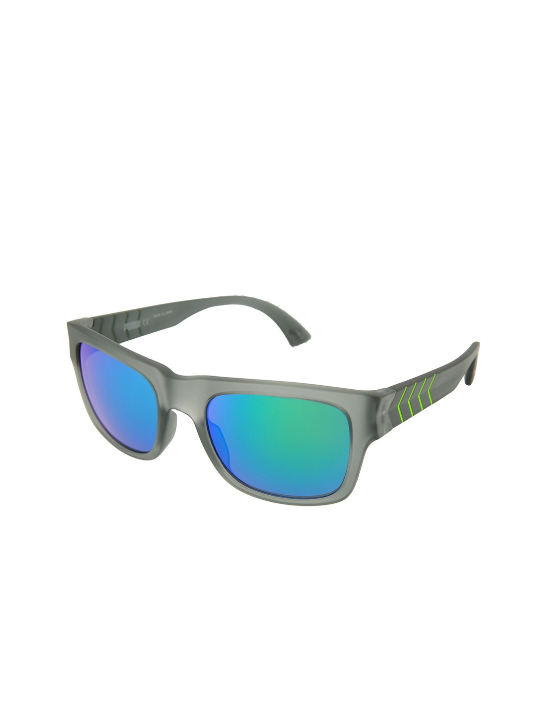 

Puma Women Green Lens & Black Square Sunglasses, Grey