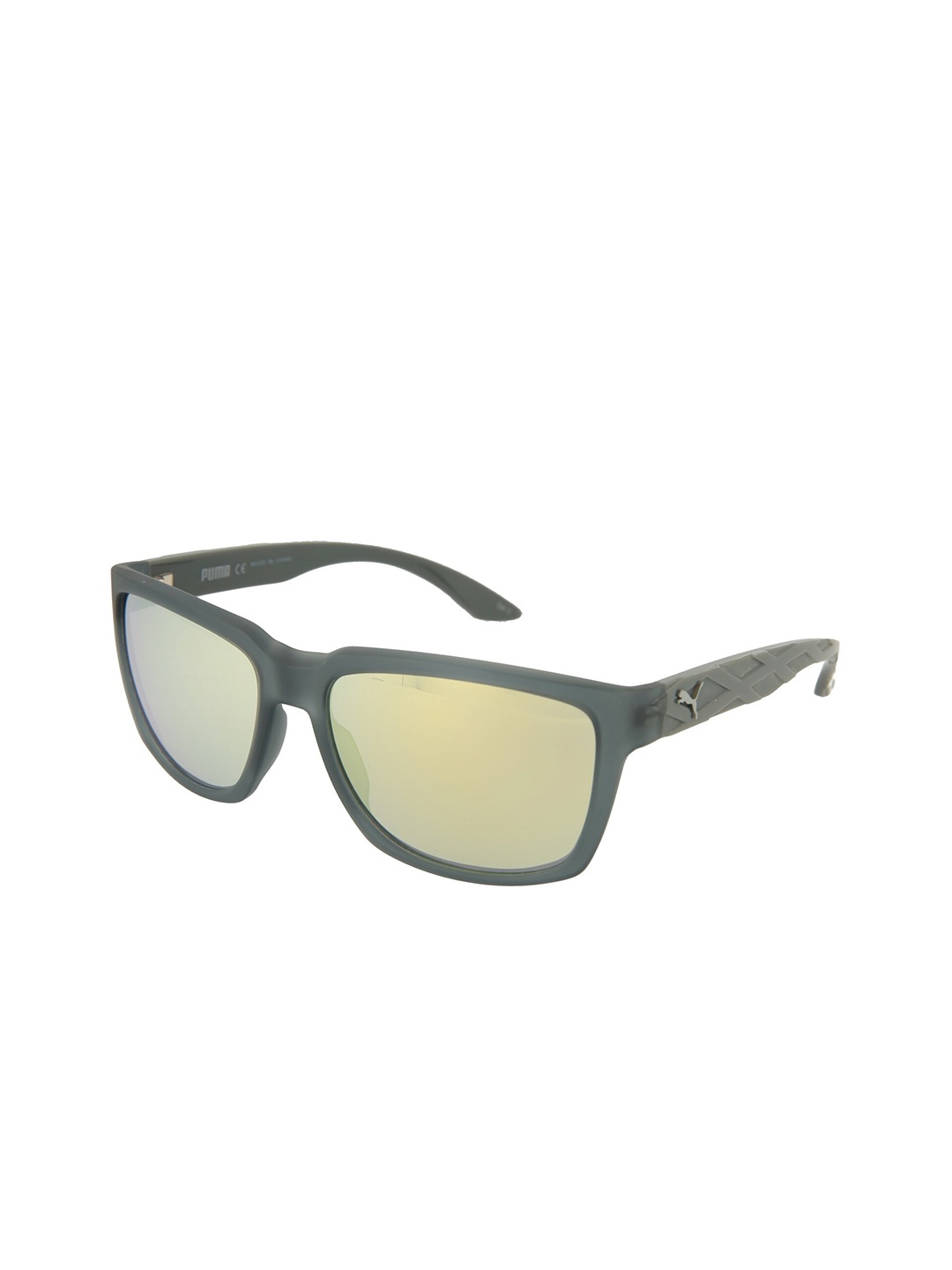 

Puma Women Yellow Lens & Grey Square Sunglasses PU0037S-30000307004