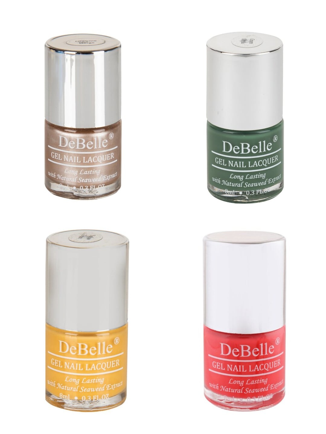 

DeBelle Set of 4 Melonberry Pastels Gel Nail Polish - 8ml Each, Multi