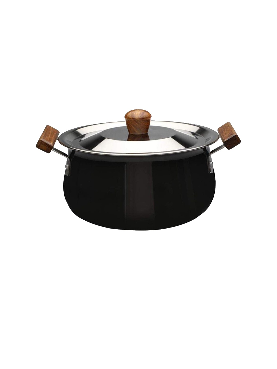 

Wonderchef Black Ebony Hard Anodized Handi With Lid