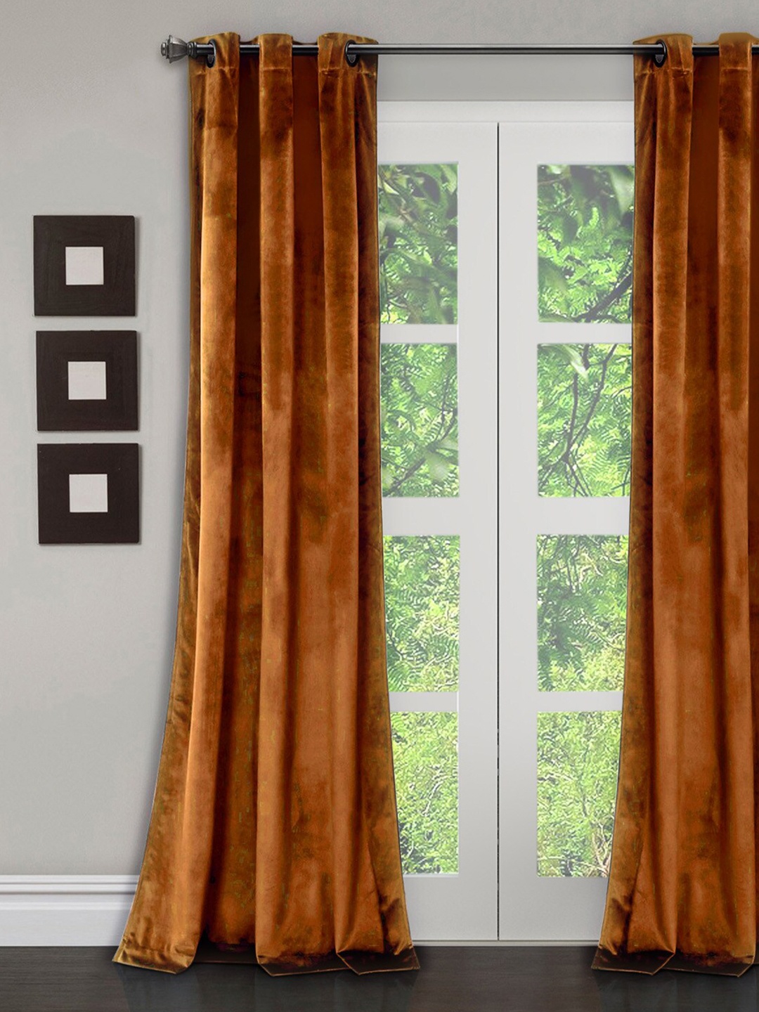 

eyda Rust Long Door Curtain