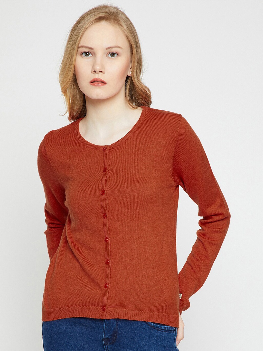 

Madame Women Rust Cardigan