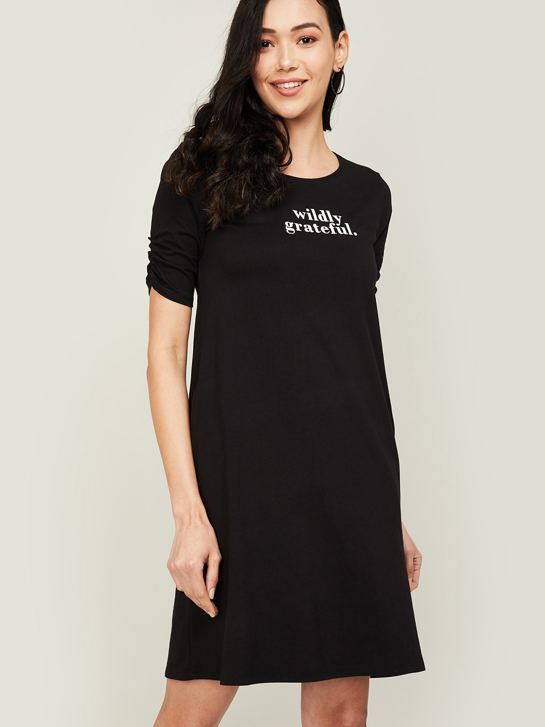 

Fame Forever by Lifestyle Black T-shirt Dress