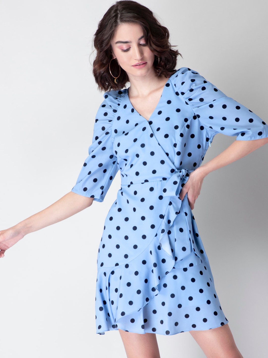 

FabAlley Blue Dress