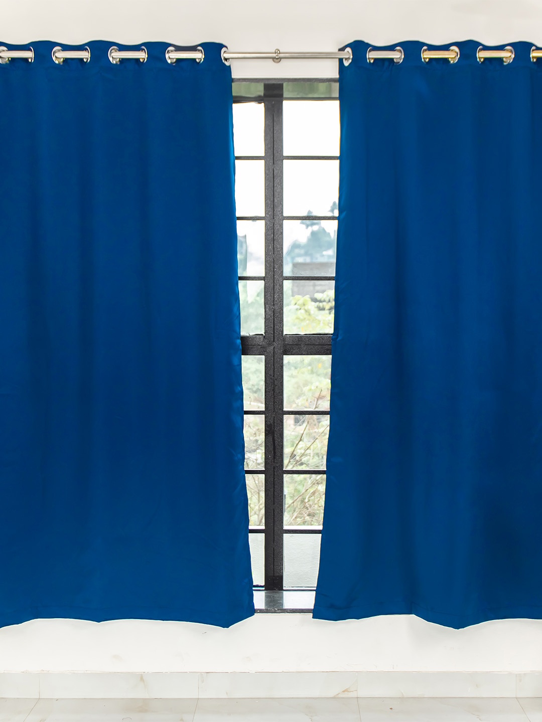 

Livpure Smart Blue Set of 2 Black Out Door Curtain