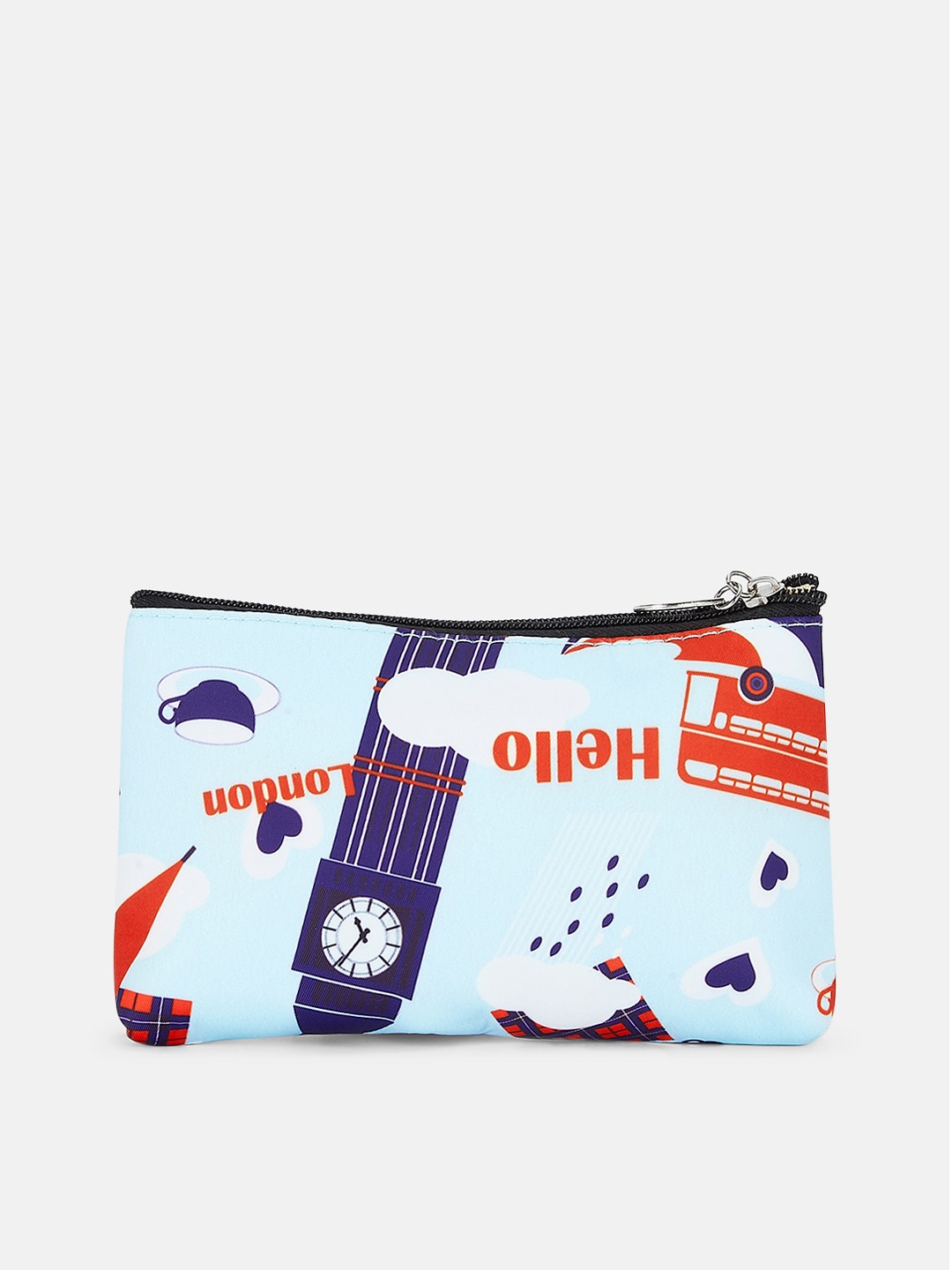 

Forever Glam by Pantaloons Blue & Orange Printed Travel Pouch