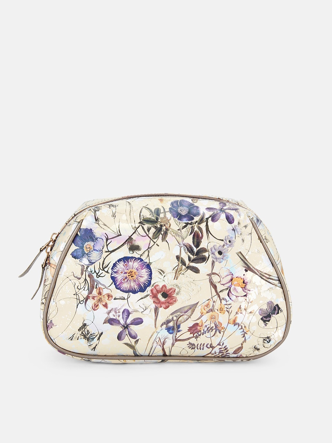 

Forever Glam by Pantaloons Silver Floral Printed Pouch