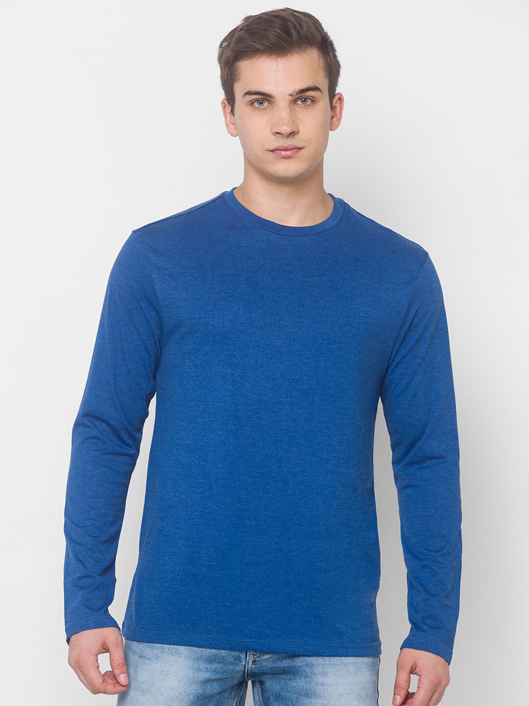 

Globus Men Beige Pockets T-shirt