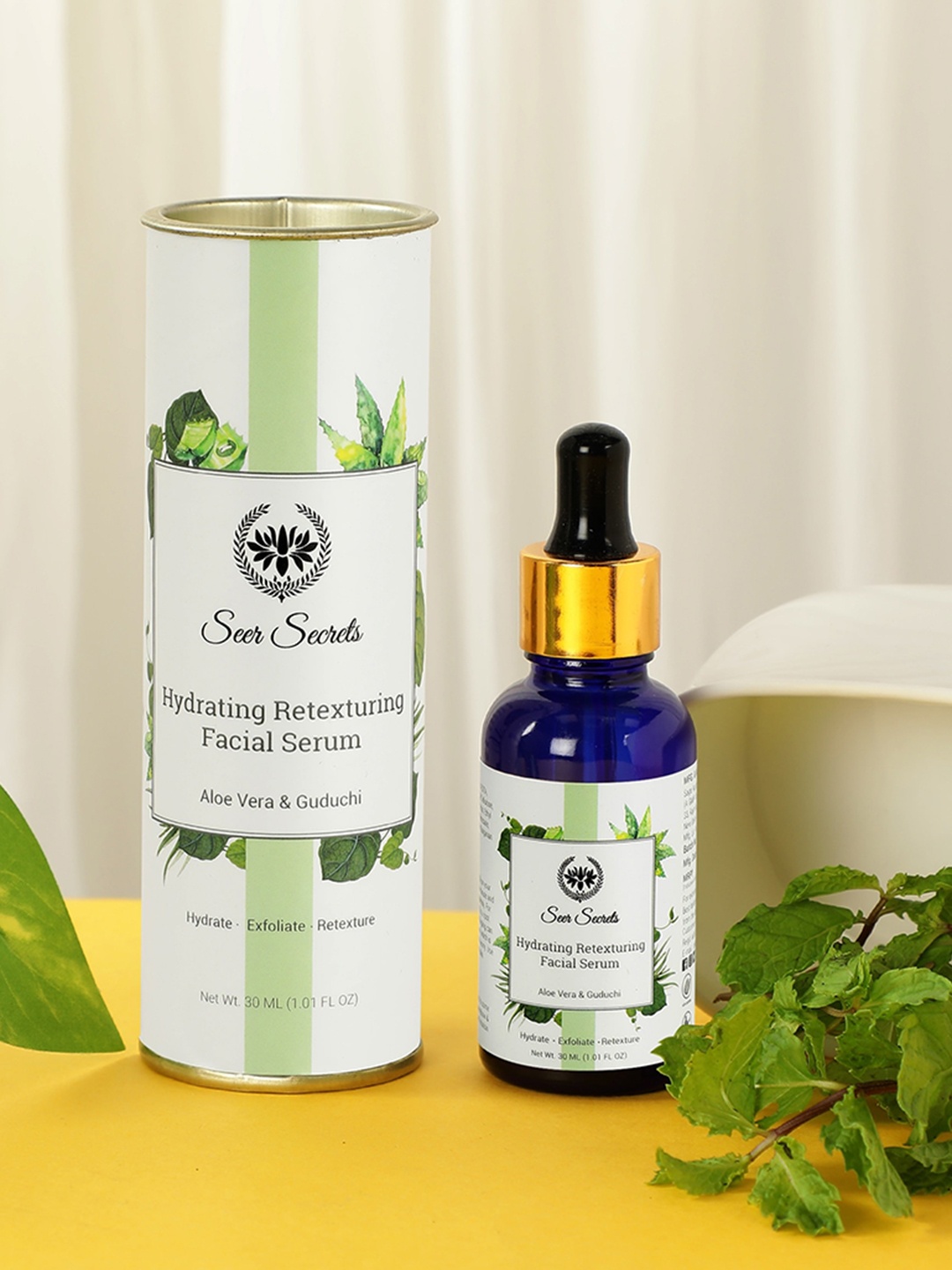 

Seer Secrets Aloe Vera & Guduchi Hydrating Facial Serum - 30ml, Na