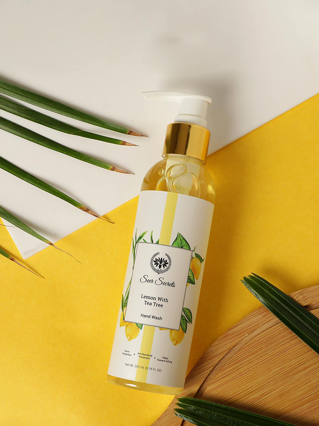 

Seer Secrets Lemon Hand Wash - 200 ml, Yellow